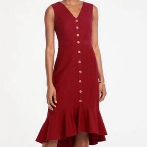 NWT Ann Taylor Factory Ruffle Hem Dress
